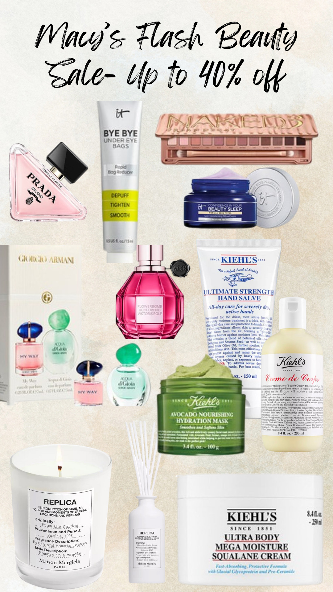 Don't miss out on this Macy's Flash Sale. Today only!  

 #LTKOver40 #LTKFindsUnder100 #LTKBeauty