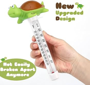 Floating Pool Thermometer, Large Display with String Easy to Read, Shatter Resistant, for Outdoor... | Amazon (US)
