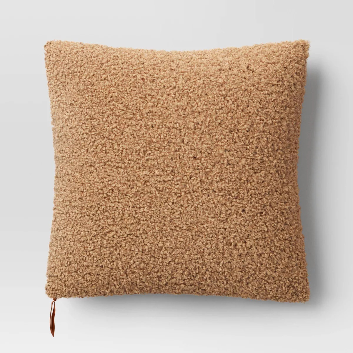 Oversized Teddy Boucle Toss Square Throw Pillow - Threshold™ | Target