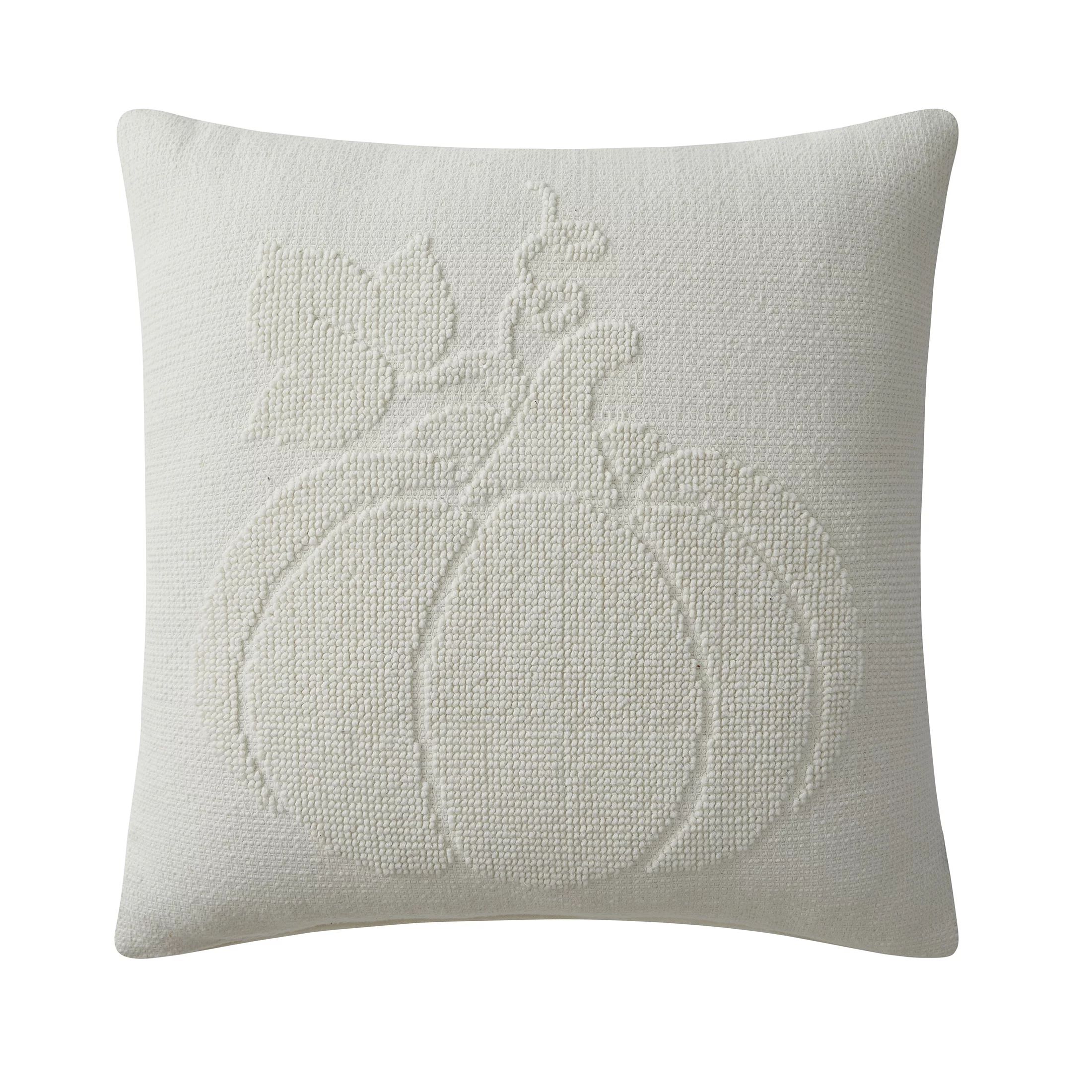 My Texas House Raised Pumpkin 20" x 20" Coconut Milk Cotton Decorative Pillow Cover | Walmart (US)