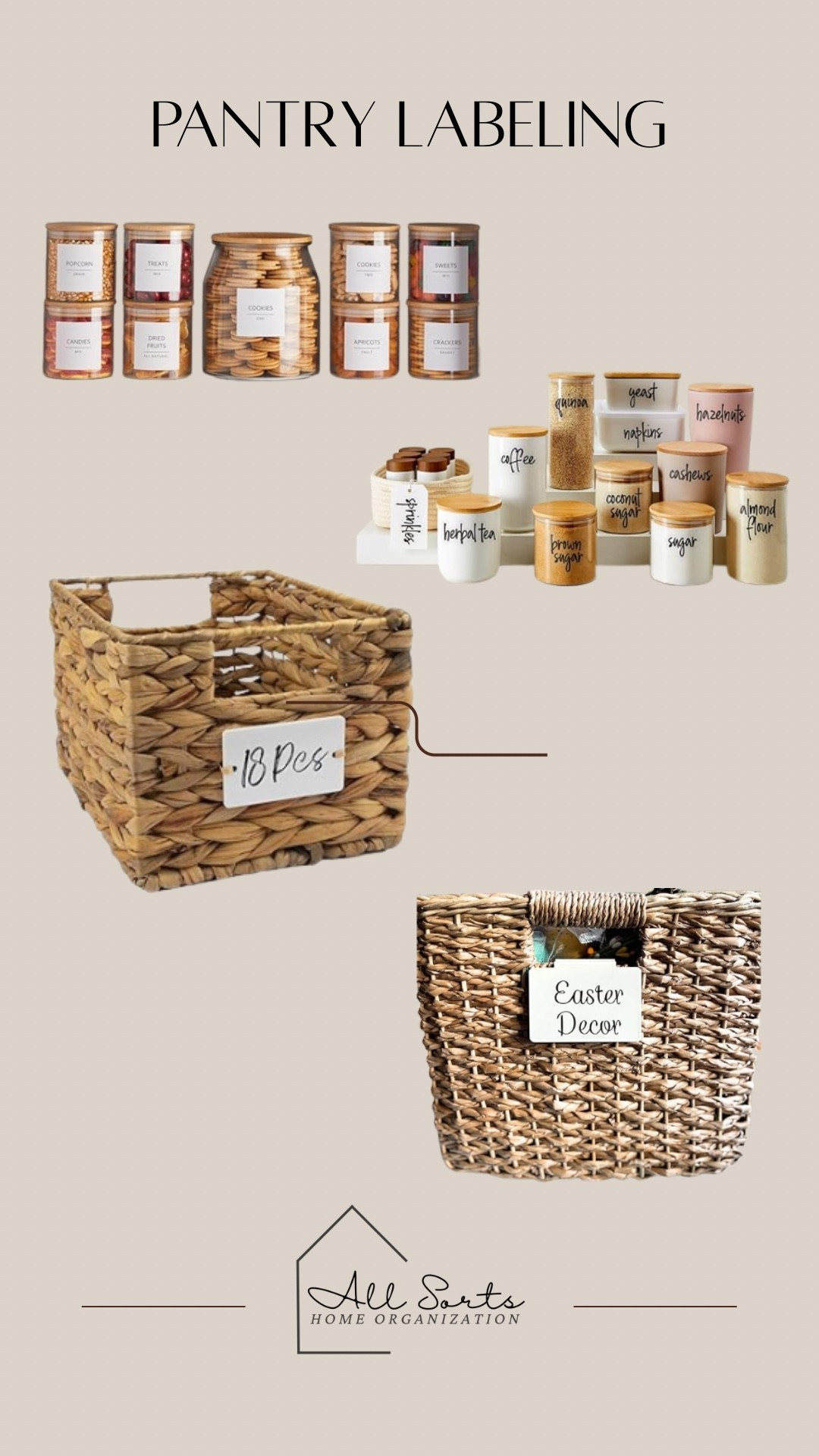 Bin labeling favorites!