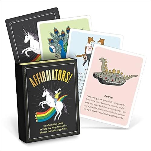 Affirmators! 50 Affirmation Cards Deck to Help You Help Yourself - Without the Self-Helpy-Ness! | Amazon (US)