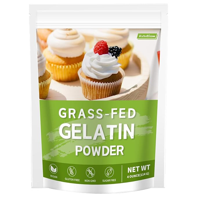 NutraBloom Unflavored Gelatin Powder, Premium Versatile Thickening Agent Beef Gelatin Powder 4 Ou... | Amazon (US)
