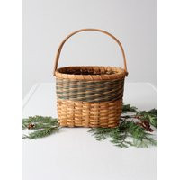 Vintage Splint Weave Basket | Etsy (US)