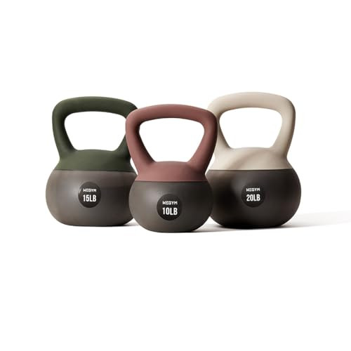 Soft Kettlebells with Cushioned Impact-Resistant Base and Anti-Slip, Wide-Grip Handle for Home Wo... | Amazon (US)