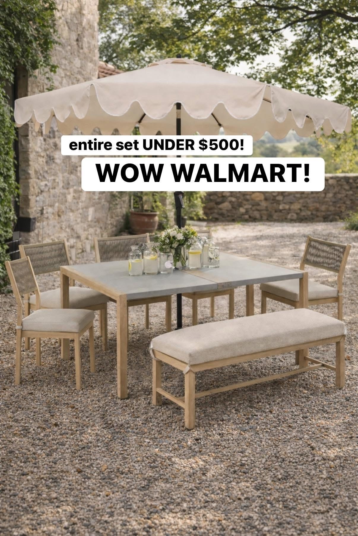 🔗⏬ WALLYWORLD wow the prettiest outdoor dining set is back plus it's on major drop 

amazon home, amazon finds, walmart finds, walmart home, affordable home, amber interiors, studio mcgee, home roundup

#LTKSeasonal #LTKHome #LTKSaleAlert