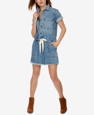 Lucky Brand Cotton Drawstring Denim Dress | Macys (US)