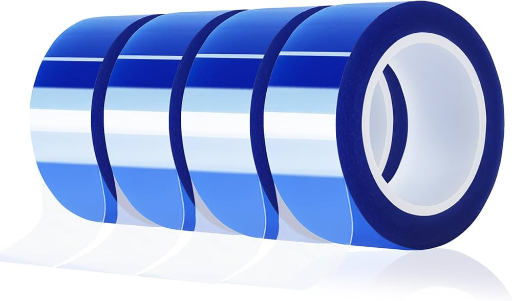 4 Rolls 20mm x16m(52FT) Blue Heat Tape High Temperature Heat Resistant Tape Heat Transfer Tape fo... | Amazon (US)