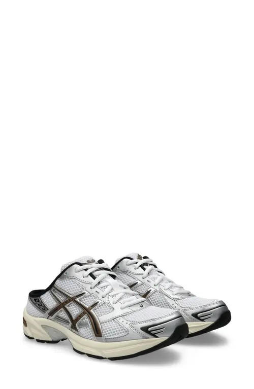 ASICS® GEL-1130™ Mule Sneaker in White/clay Canyon at Nordstrom, Size 5.5 | Nordstrom