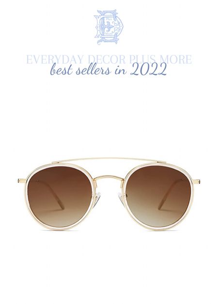 Best sellers from 2022!!!! Amazon finds. LTK best sellers. Affordable finds. Affordable sunglasses. Rayban dupe. Gold rim sunglasses 

#LTKstyletip #LTKfamily #LTKsalealert