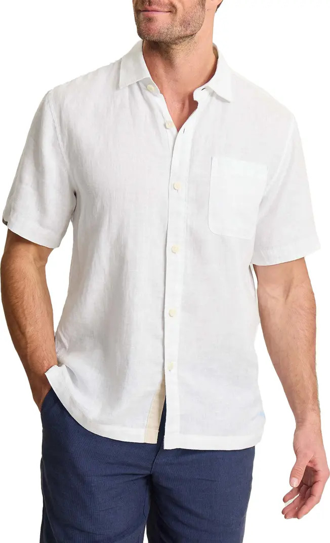 Tommy Bahama Paradise Breezer Short Sleeve Linen Button-Up Shirt | Nordstrom | Nordstrom