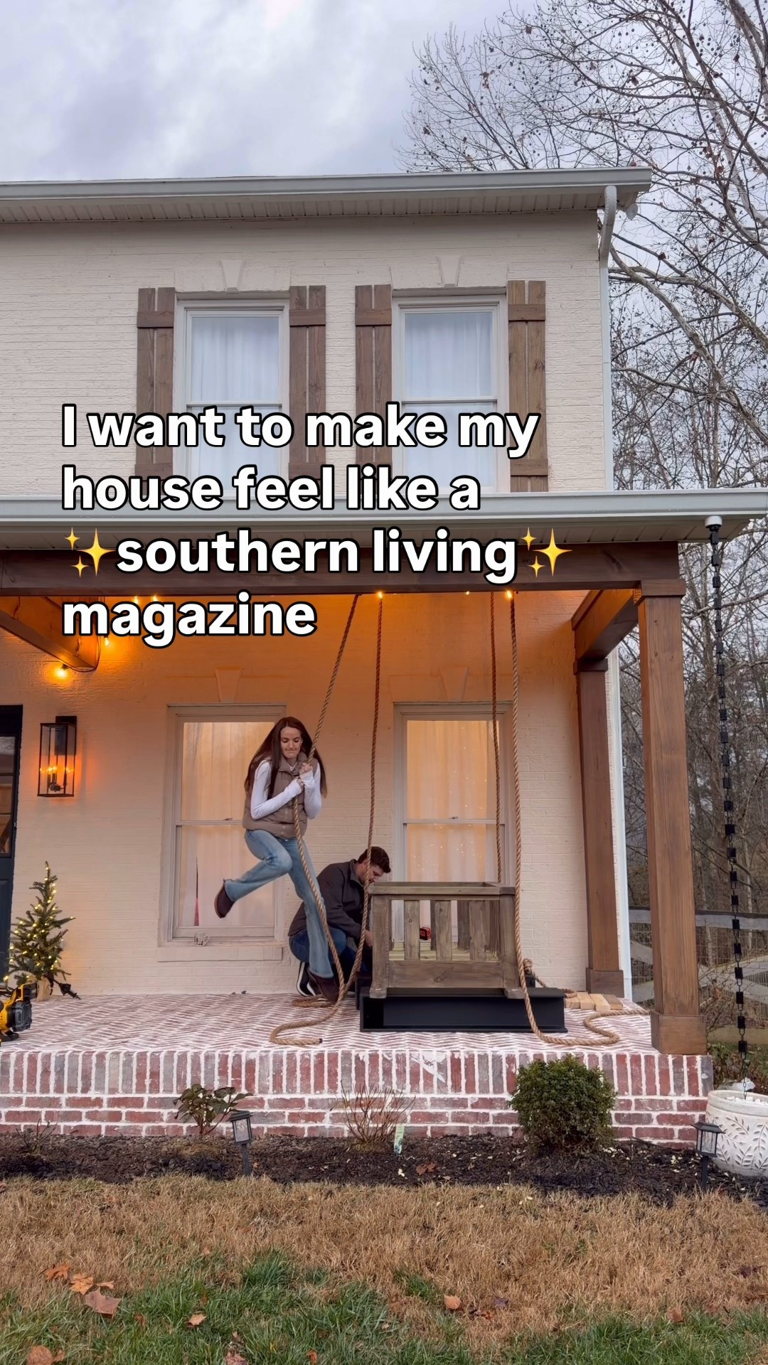 Everything I used to build + hang this swing! ✨

DIY porch swing, front porch decor, spring decor, exterior decor for spring 

#LTKmomlife #LTKHome
