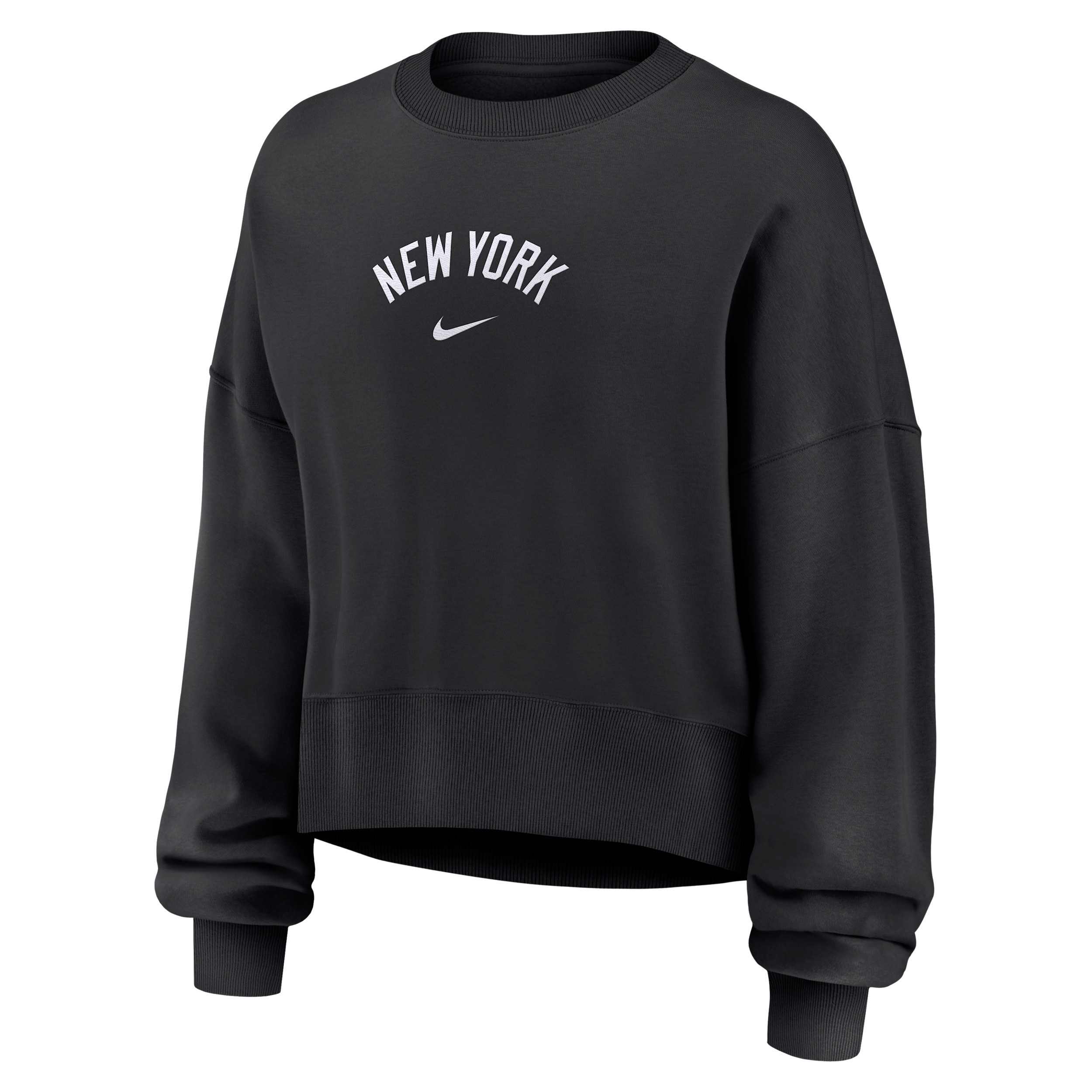 New York Yankees Nike Women's MLB Pullover Crew in Black | 01D7912ZNK-9HV | Nike (US)