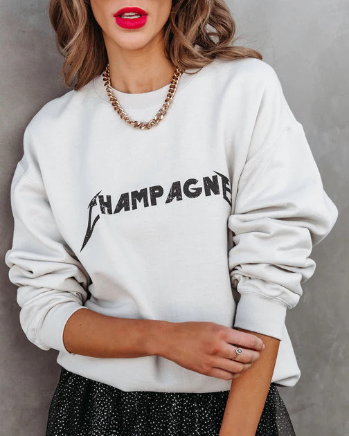 Champagne Campaign Sweatshirt - Beige | VICI