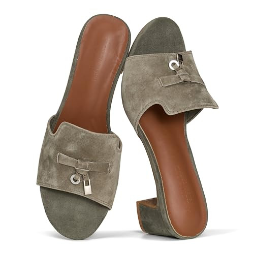 Project Cloud 100% Genuine Leather Sandals Women Footwear - Memory Foam Insole & Non-Slip Women S... | Amazon (US)
