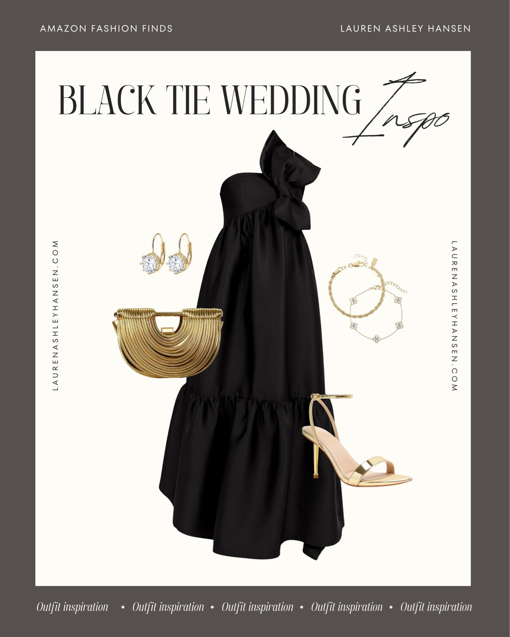 Do you have any black tie weddings this summer? I'm loving this inspiration all from Amazon! Elegant, chic, and affordable. This look will definitely make you stand out at the reception!

#LTKgrwm #LTKWedding