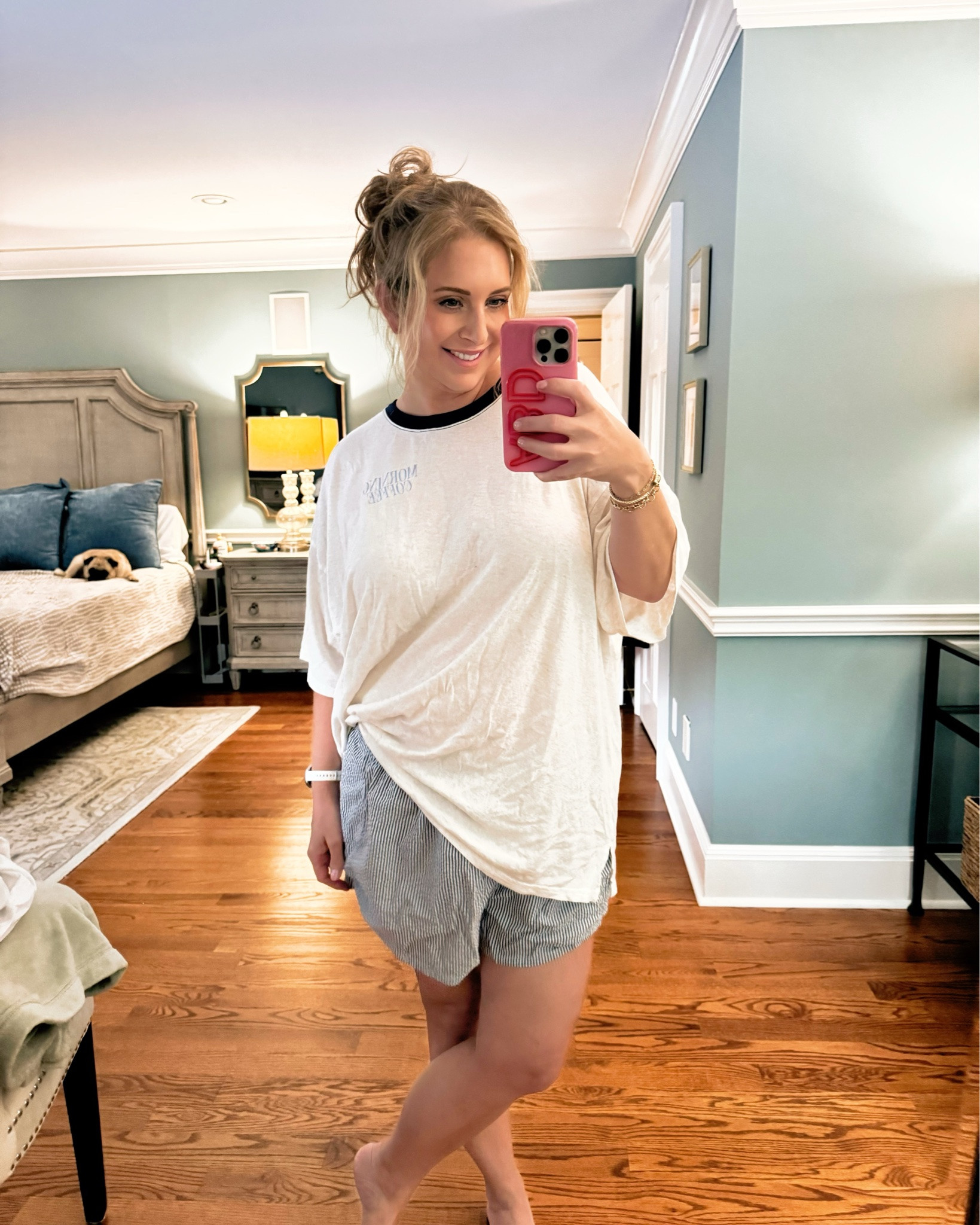Wrinkly, comfy, and OVERSLEPT by @aerie ! The feeling that’ll make you want to stay in bed all day 🛏️☕️ 

#AerieRealmakers #AerieFav