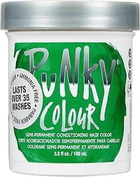 Punky Apple Green Semi Permanent Conditioning Hair Color, 3.5oz | Amazon (US)