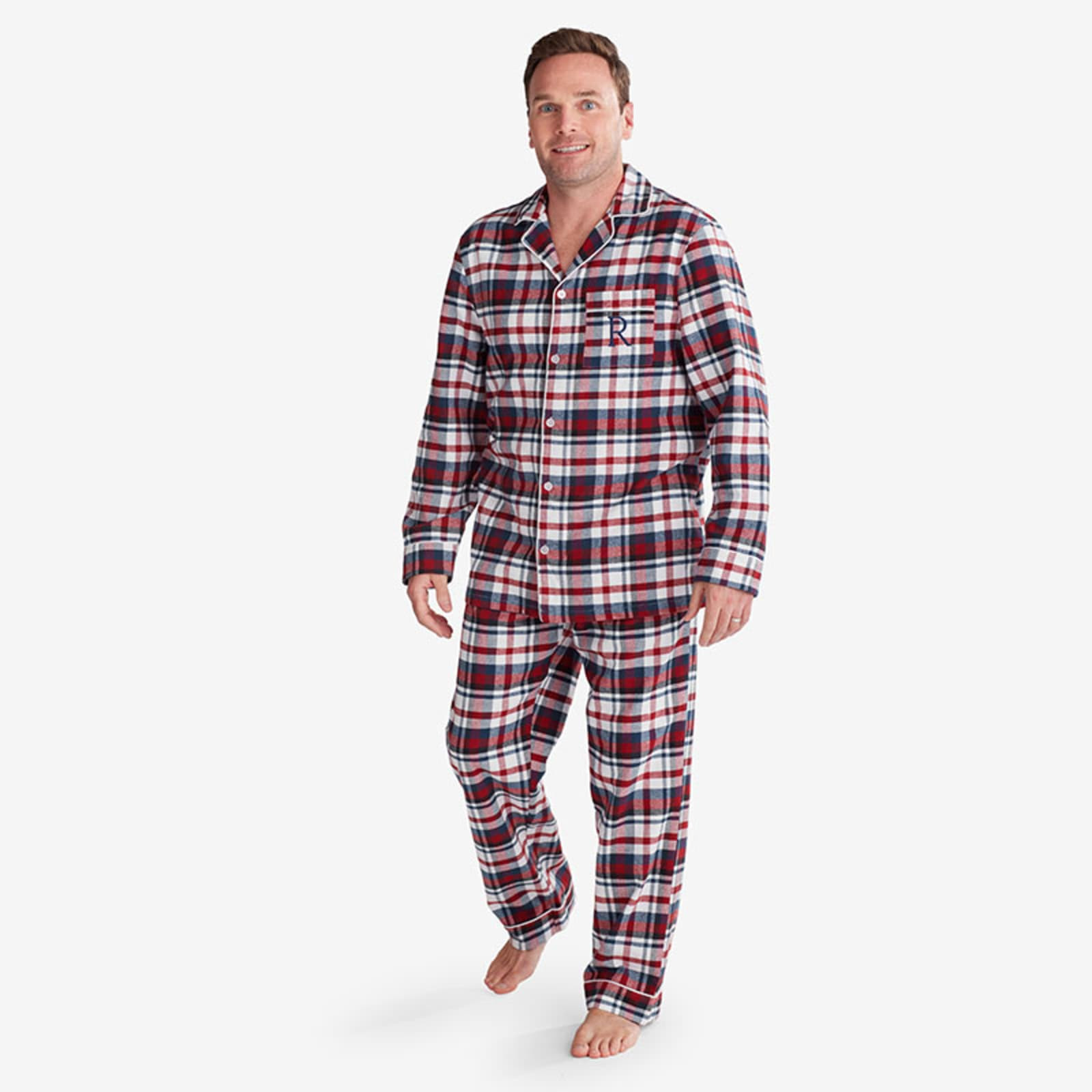 Family Flannel Mens Classic Pajama Set - Winter Plaid, XL | The Company Store