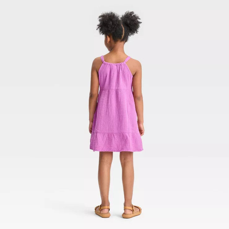 Girls' Gauze Tank Dress - Cat & Jack™ | Target