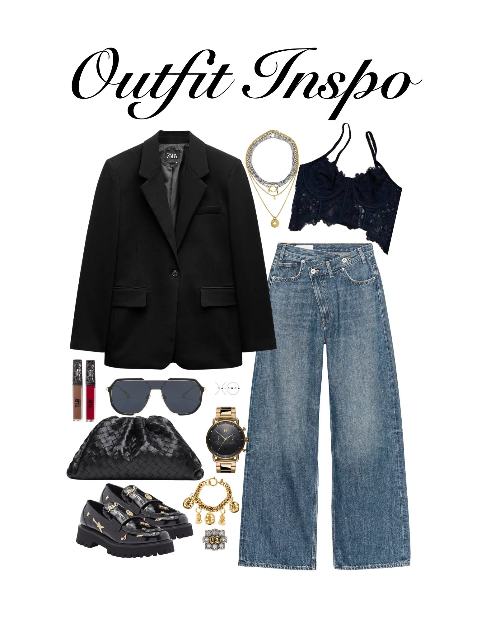 Sharp. Relaxed. Blazer + wide pants with loafers 👌🏾

Disclaimer: Limited stock—linked similar finds! ✨🫶🏽
.
.
.
#outfitinspo #traveloutfit #ootd #midlifemusthave #travelinstyle #flyageless  #silverhair #pixiecut #shorthairstyle #midlife #outfitcheck  #fashionover40 #fashionover50 #midlifejourney #xojalonda

#LTKTravel #LTKPlusSize #LTKStyleTip