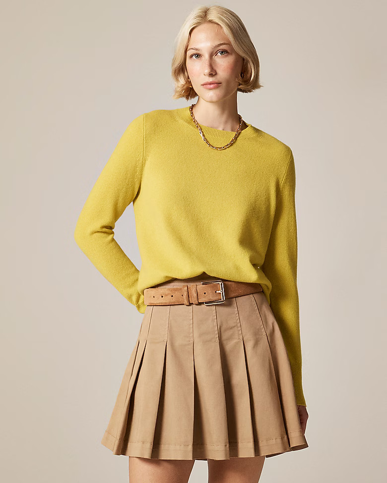 Cashmere classic-fit crewneck sweater | J. Crew US