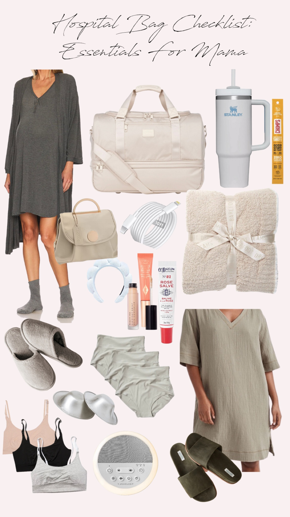 Hospital bag essentials for Mama 


#LTKbump #LTKGiftGuide #LTKbaby