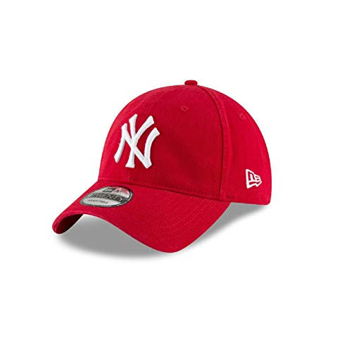 New York Yankees 9TWENTY Red 920 Adjustable Cotton Hat Cap | Amazon (US)