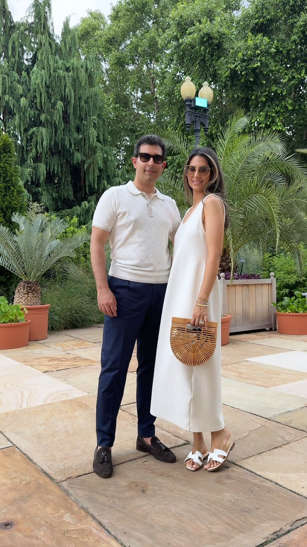 Couples outfit check 
Men’s fine knit polo - Carolina a Herrera size m 
Men’s Trousers - linked 
Dress - Source Unknown (similar options linked) 
Bag - linked 
Men’s Shoes - new season linked 

#LTKMens #LTKSeasonal #LTKWorkwear