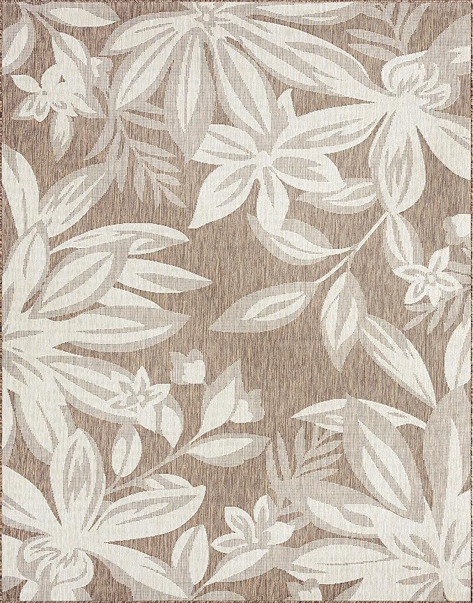 Water & Fade Resistant 4x6 Indoor Outdoor Rug for Patio, Deck, Porch, Entryway | Outside Area Rug... | Amazon (US)