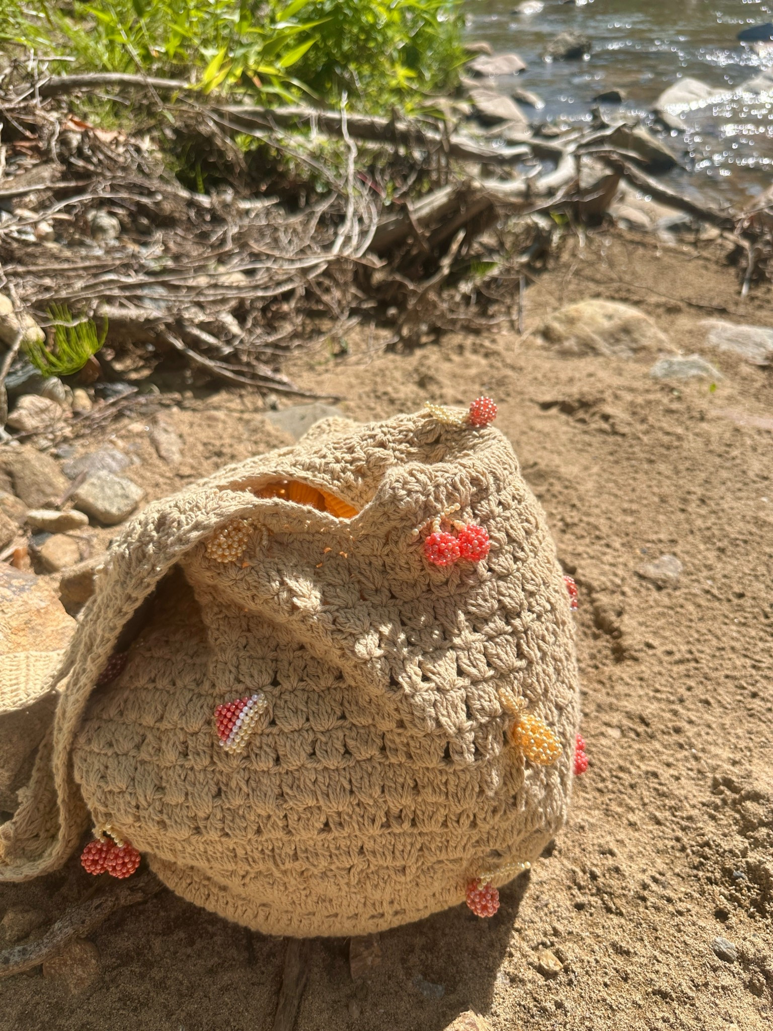I tagged a few other summer finds from Wally in lovin. This fruit bag is under $20 🍒!! I’ve been carrying to the pool, farmers market, and more. Today i packed towels, hats and sunscreen in it to go to a swimming hole in the mountains. They have two other other options of it.. one blue flower bag or a pastel colorful stripe one 🌼  #summerbags 

#LTKSeasonal #LTKItBag #LTKSummerEdit