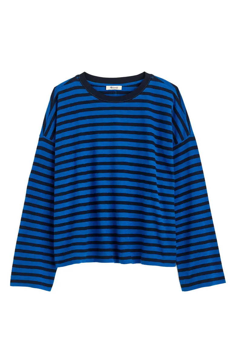 Easy Stripe Long Sleeve Top | Nordstrom