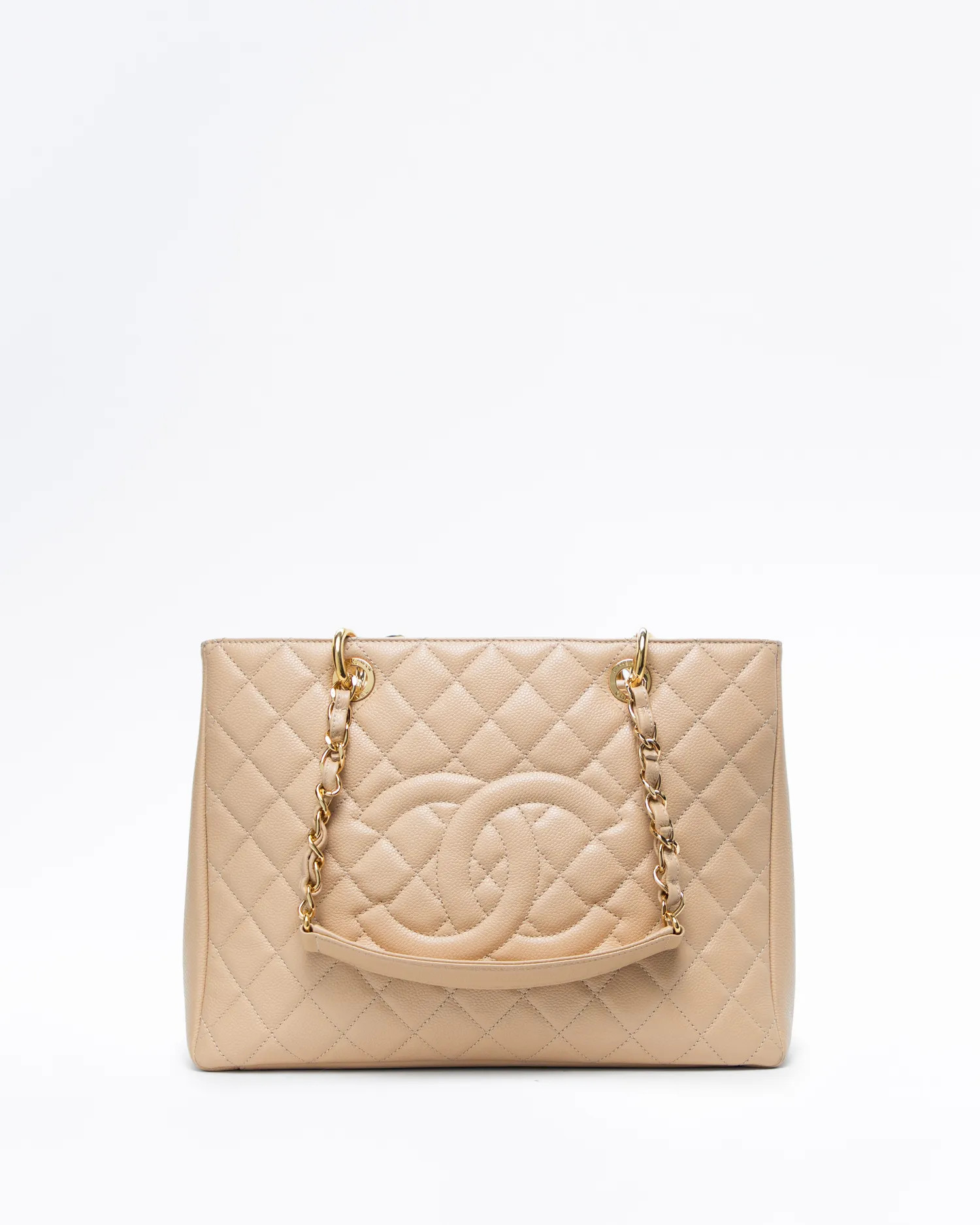 Caviar Quilted Grand Shopping Tote | Vivrelle