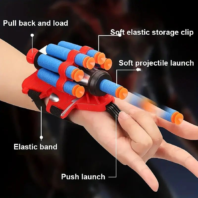 Spider Gloves Web Shooter Toy Kids 15   Plastic Cosplay - Temu | Temu Affiliate Program