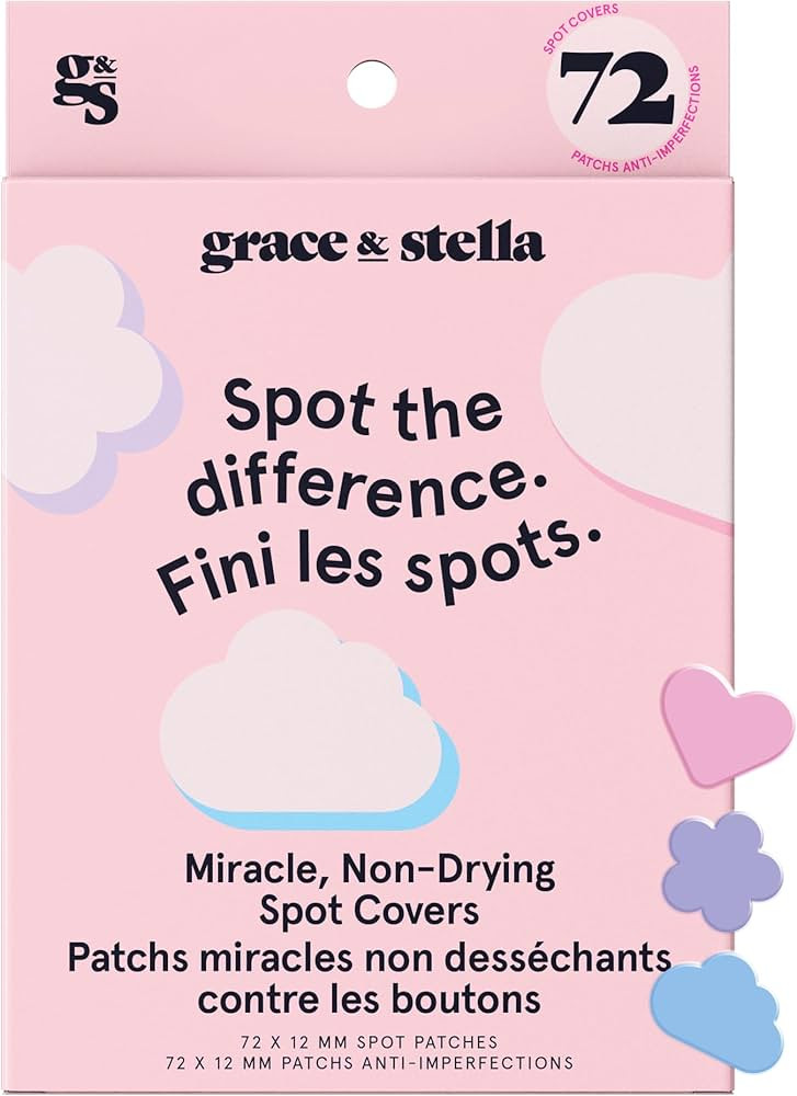 grace & stella Skin Rescue Covers with Hydrocolloid (Multishape, 72 Count) - With Salicylic Acid ... | Amazon (CA)