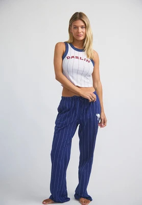 Varsity Crop Tank - Bad News | Darlin'