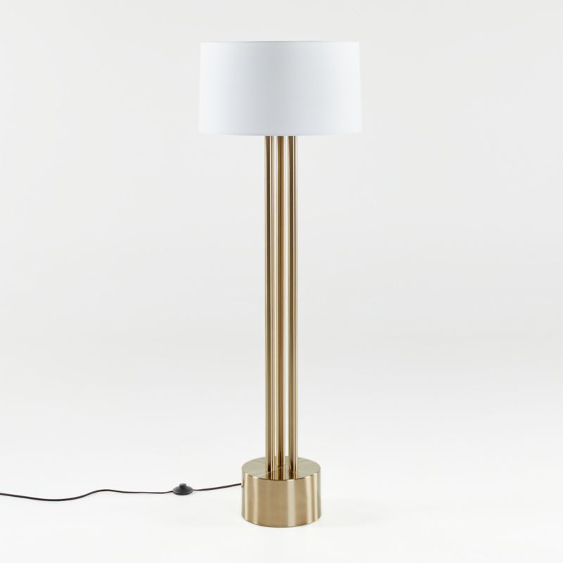 Pipette Tube Floor Lamp + Reviews | Crate and Barrel | Crate & Barrel