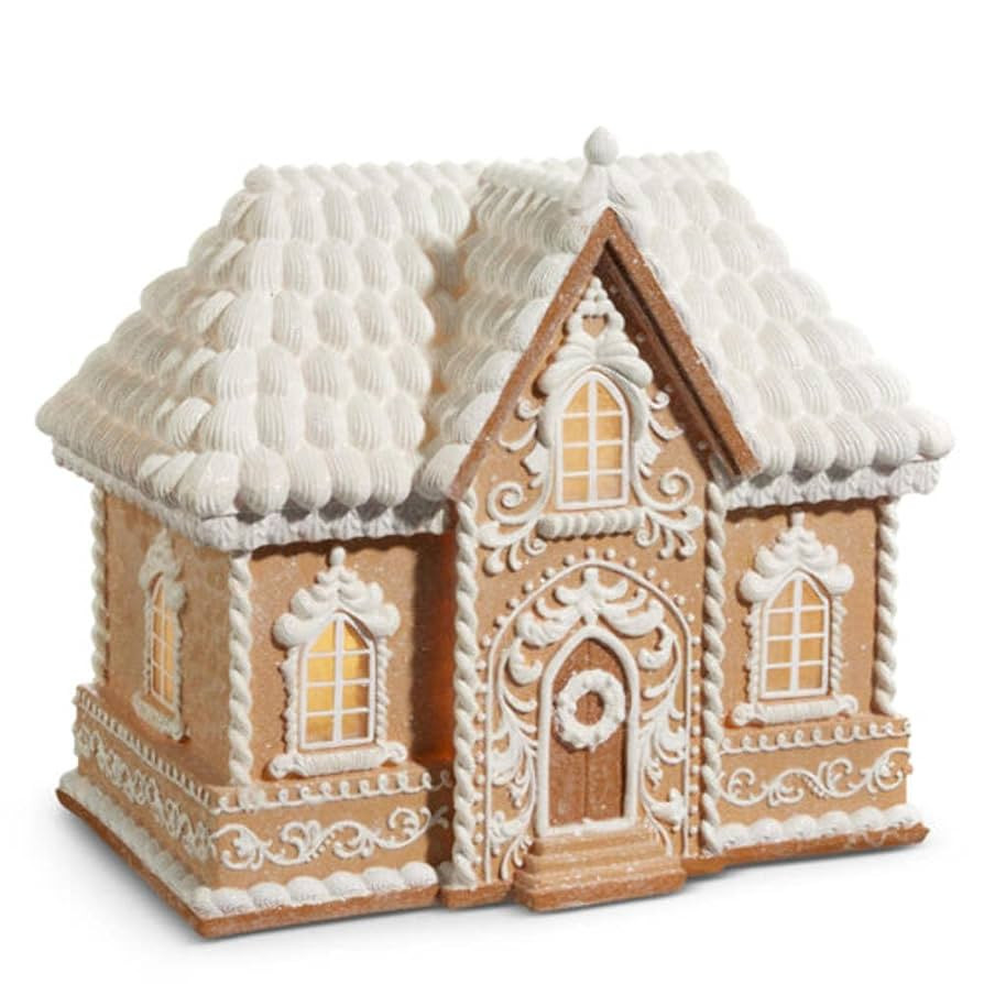 Raz Imports Lighted Gingerbread House, 17.5-inch Height, Tabletop, Home Décor | Amazon (US)