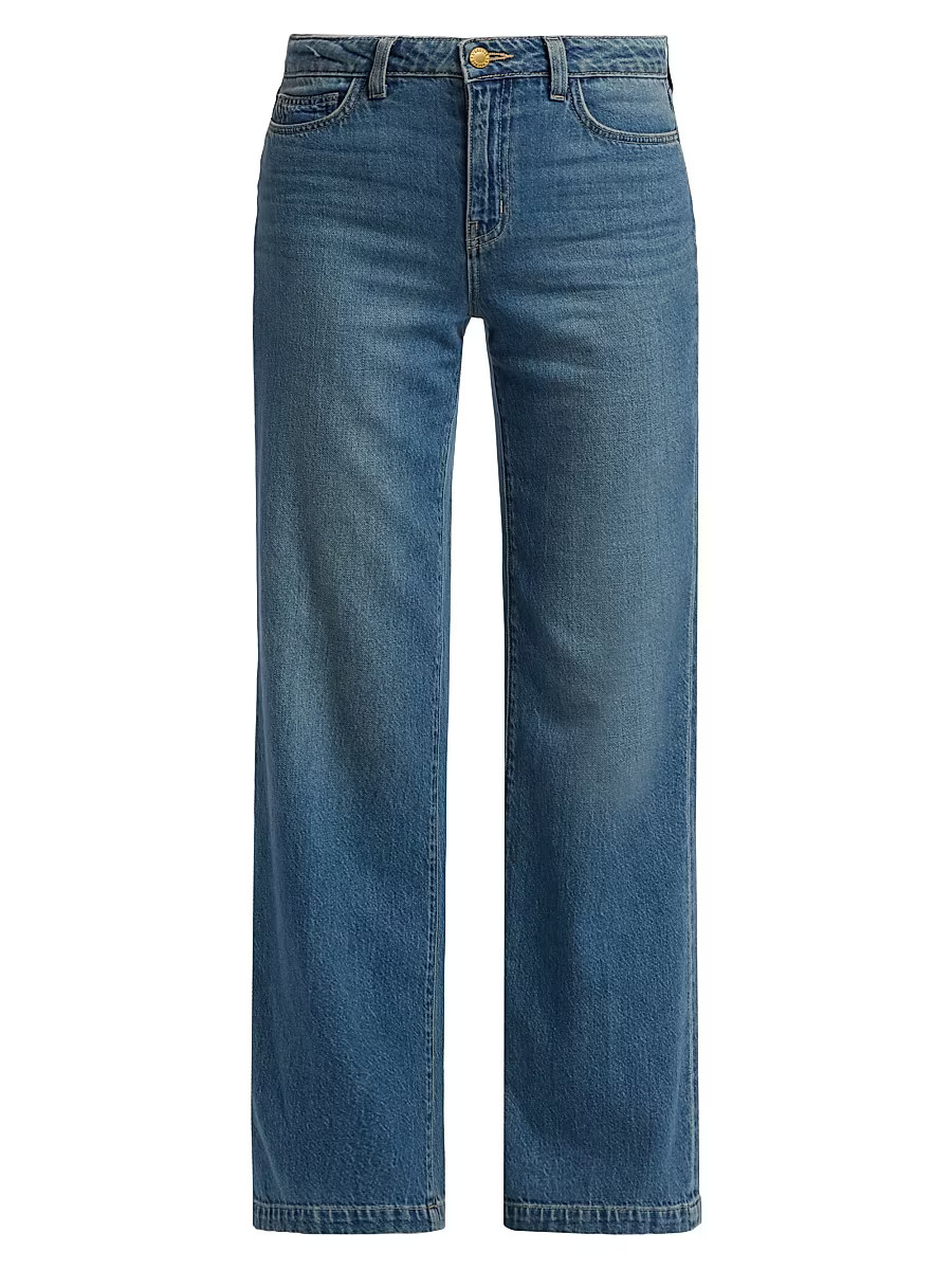 Women's Scottie High-Rise Wide Leg Jeans - Fargo - Size 23 | Saks Fifth Avenue