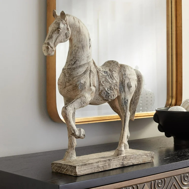 Kensington Hill Rustic Horse 15 1/4" High Statue | Walmart (US)