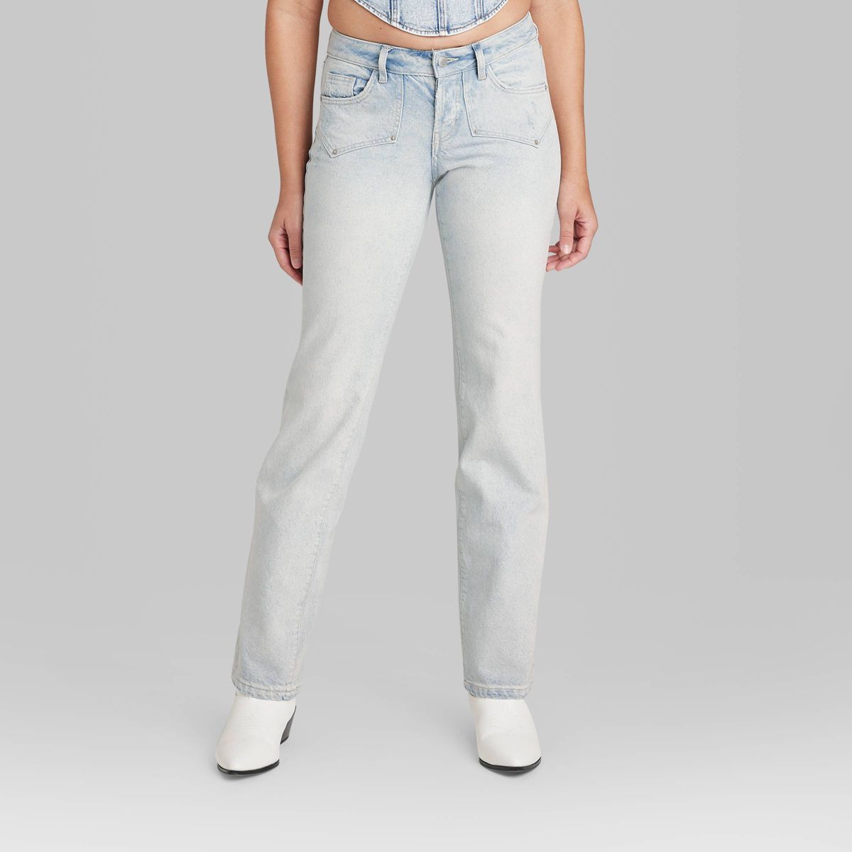 Women's Low-Rise Bootcut Jeans - Wild Fable™ Light Wash | Target