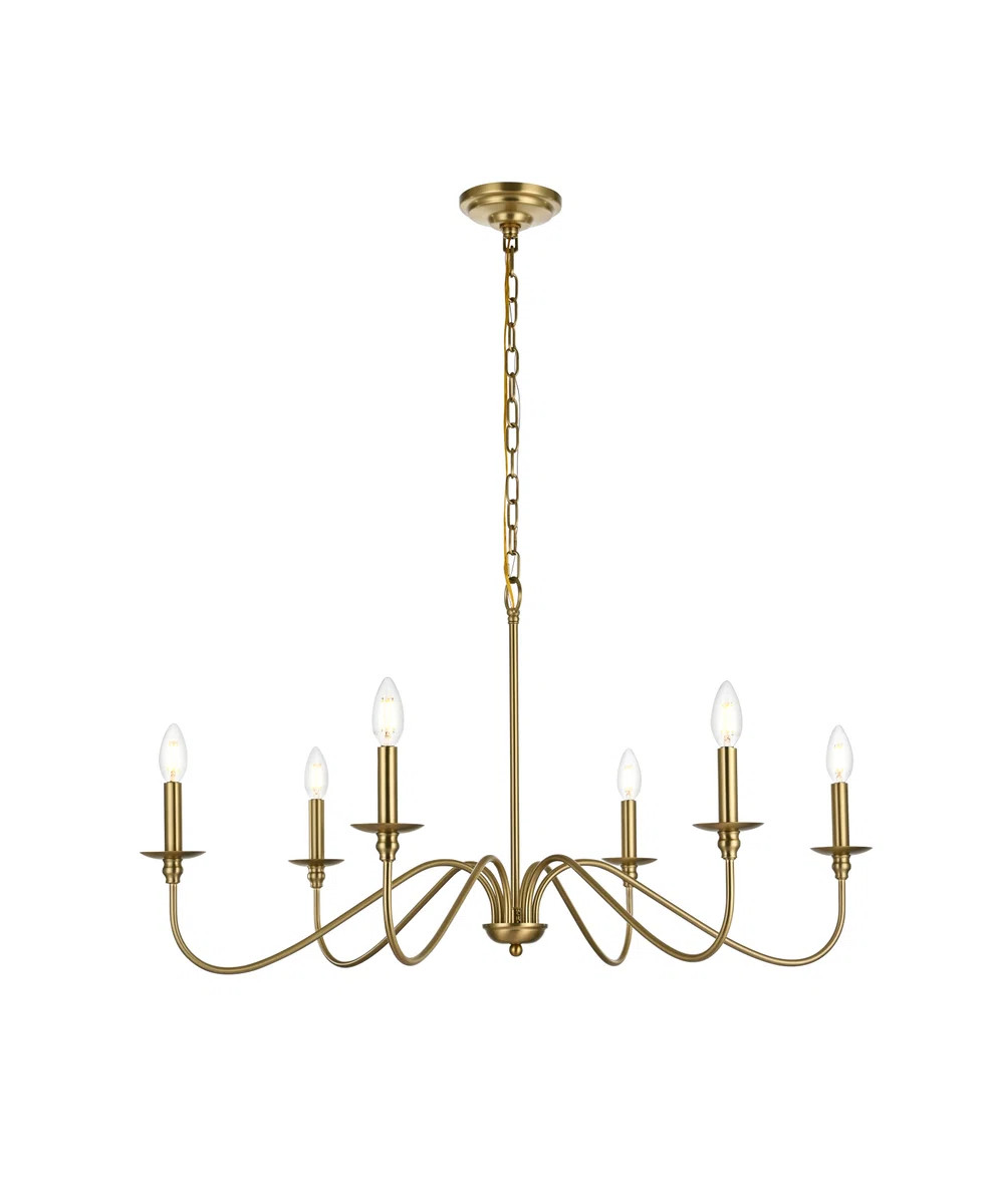 Ableton 6 - Light Dimmable Classic / Traditional Chandelier | Wayfair North America