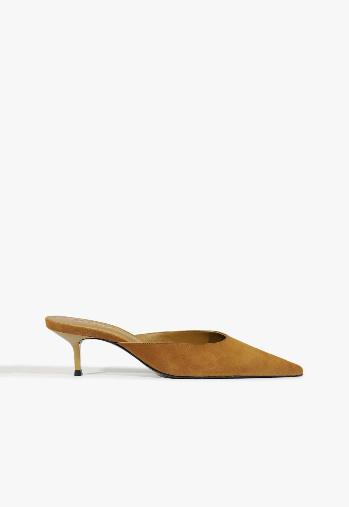 Julie Stiletto Pump in Yellow Suede - SCHUTZ | Schutz (US)