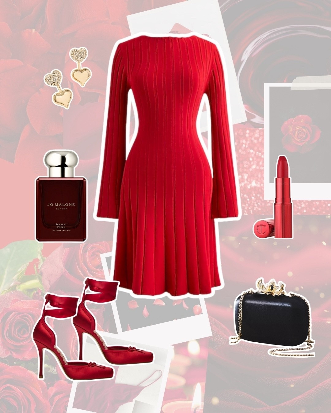 valentine’s day dress. red sweater dress. red ballet heels. 

#LTKootd #LTKSeasonal