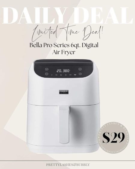 Shop Today's Best Buy Deals of the Day and get this Bella Air Fryer for just $29!

#LTKGiftGuide #LTKHome #LTKSaleAlert