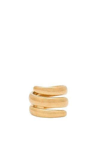 Five and Two Jess Wrap Around Ring in Gold | Revolve Clothing (Global)