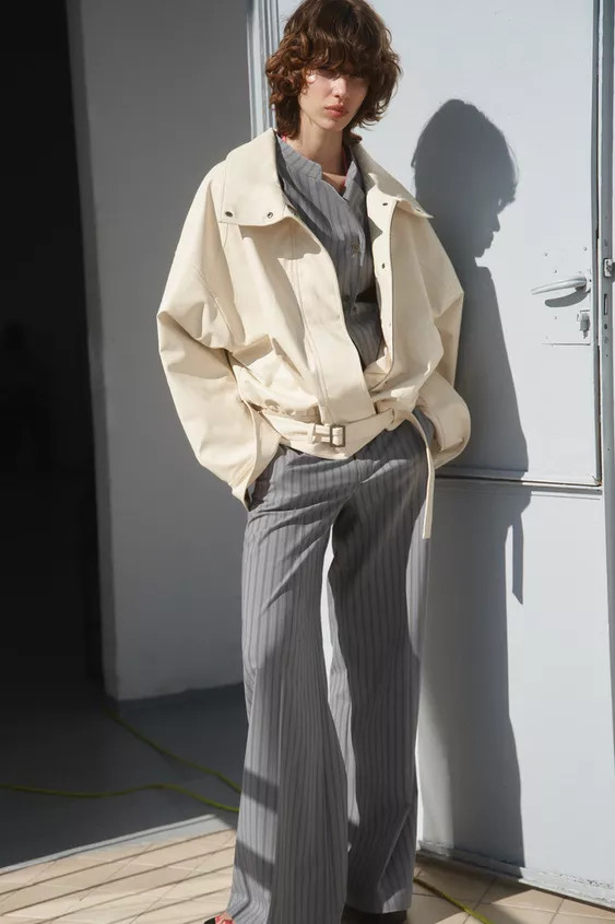 FAUX LEATHER BOMBER JACKET | Zara US