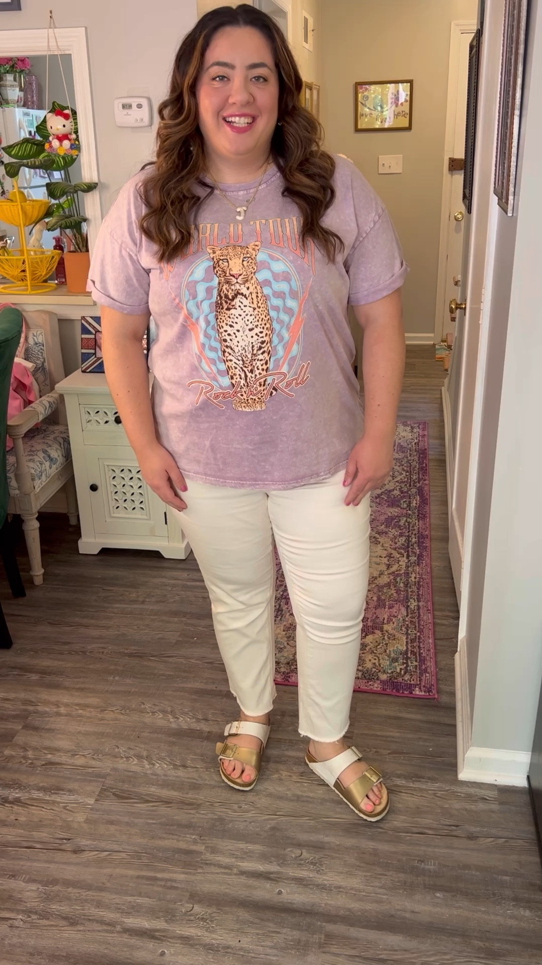 Today I'm partnering with @alexanderjaneboutique because I love their motto that everyone deserves to feel beautiful and confident in their own skin! This boutique has a great selection of cute casual pieces that will help you look and feel your best, and many of their styles are size inclusive. These cropped jeans I'm wearing come in 6 colors and go up to size 24, and the super soft and stretchy ribbed knit tees go up to size 3X. They have great basics as well as unique pieces like fun and colorful graphic tees! If you're looking for some cute, affordable pieces for summer, check out @alexanderjaneboutique! #ad #alexanderjane #midsize #plussize #inclusive 

White jeans, plus size jeans, graphic tee, ribbed knit tee, midsize fashion, casual outfit 

#LTKMidsize #LTKFindsUnder50 #LTKVideo