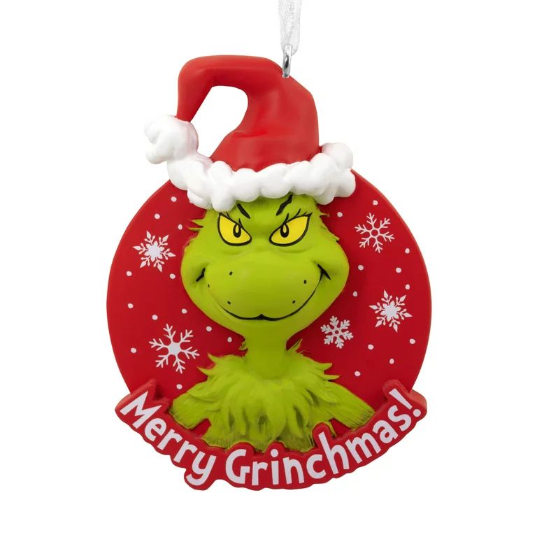 Hallmark Ornament (Dr. Seuss How the Grinch Stole Christmas! Merry Grinchmas) | Walmart (US)