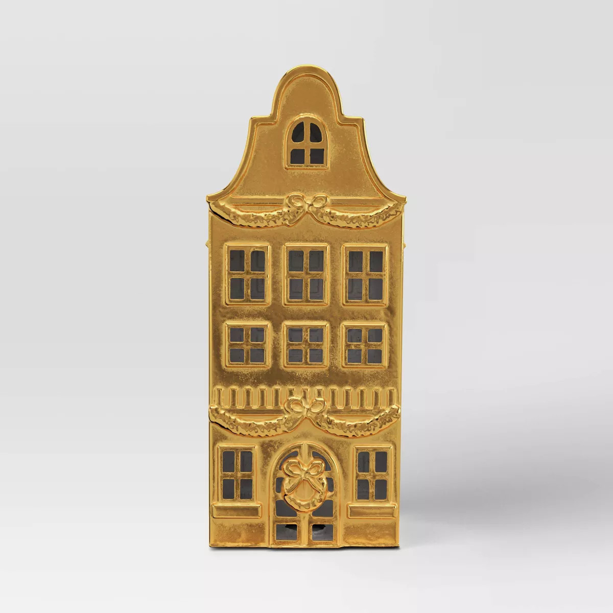 Metallic House Christmas Village Building - Wondershop™ | Target